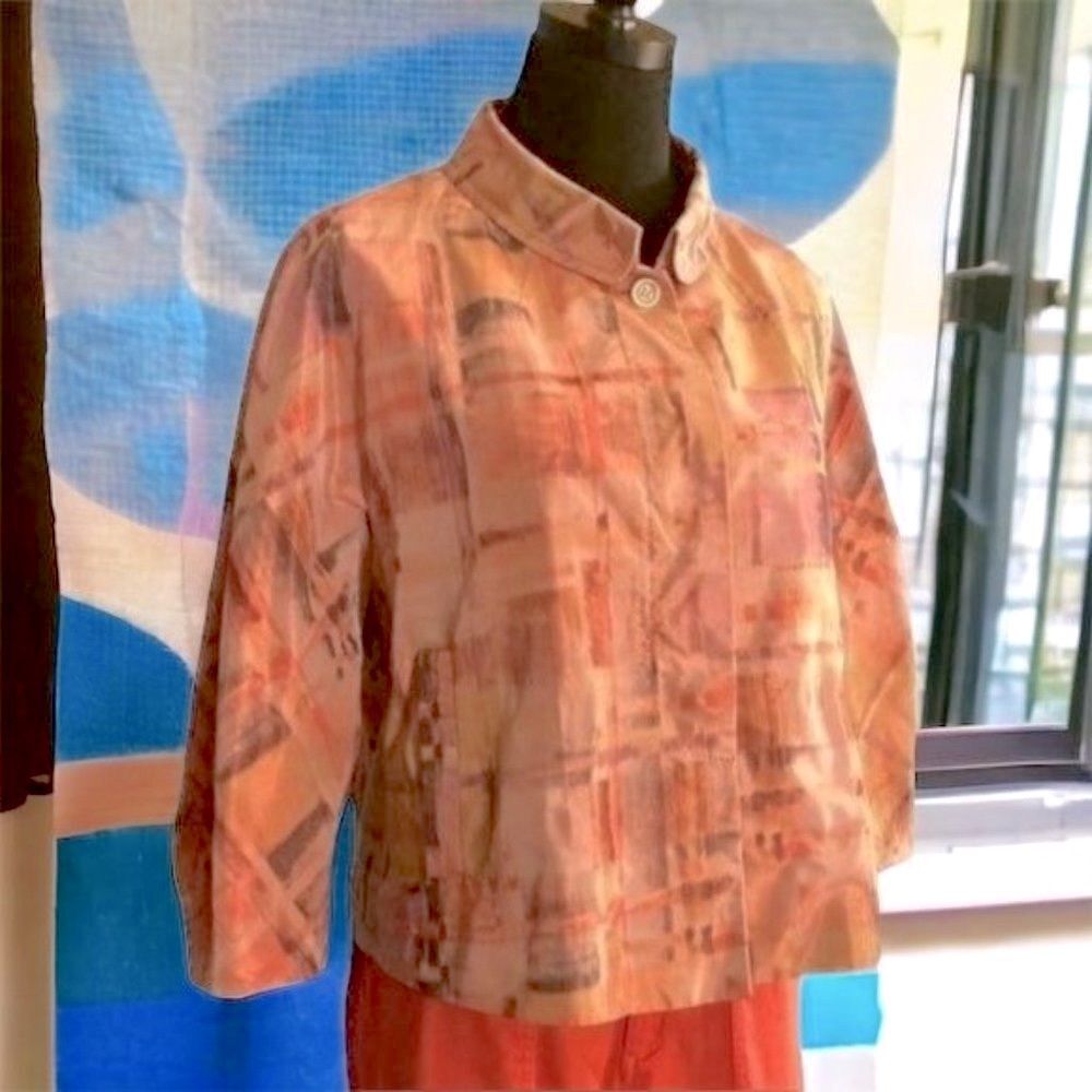 Piazza Sempione Boxy Prismatic Jacket, M/L